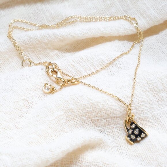 Kate Spade Alice Wonderland Teatime Gold Necklace NEW - Picture 2 of 3